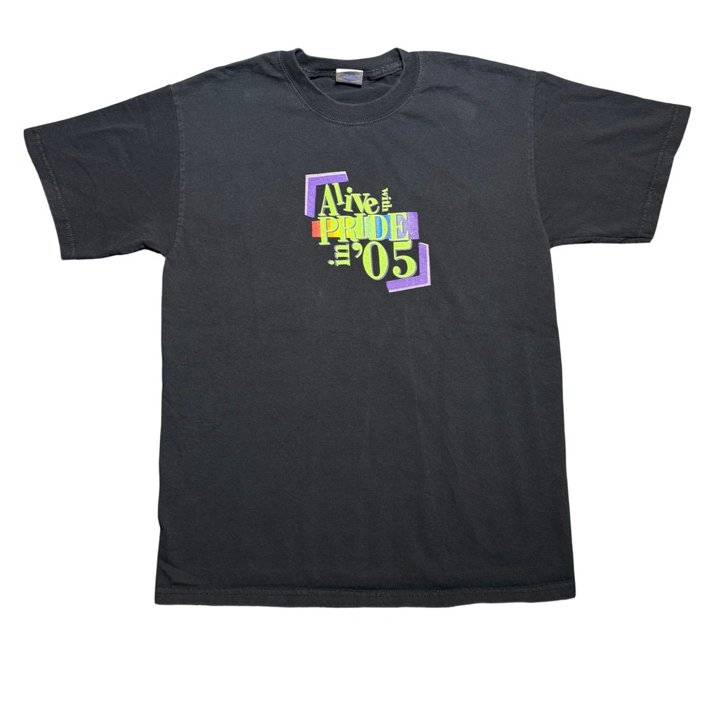 Vintage 2005 Alive With Pride In 05 T-Shirt Black M